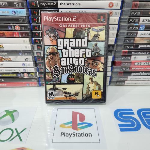 PS2 grand theft auto san andreas جديد