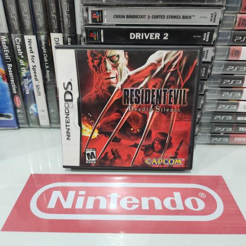 DS resident evil deadly silence يوجد اثار ماء بالغ...