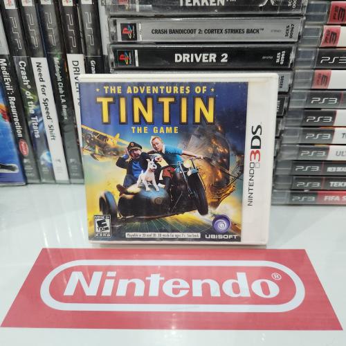 3DS the adventures of tintin يوجد اثار ماء بالغلاف...