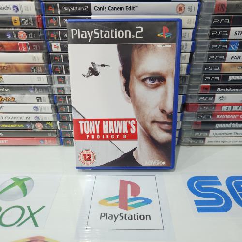 PS2 tony hawk's project 8 يوجد ملاحظة بالغلاف