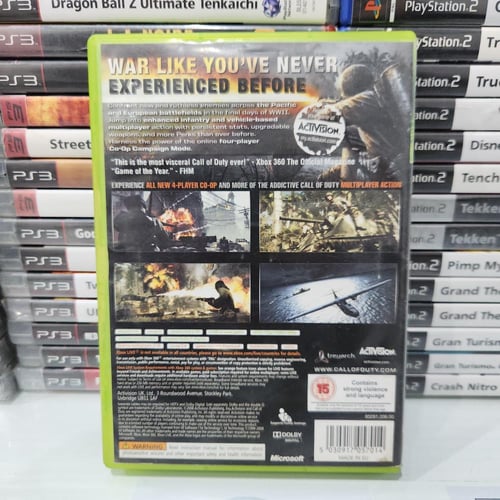 XBOX360 call of duty world at war