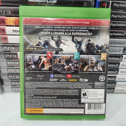 XBOX for honor يوجد ملاحظة بالغلاف الخارجي