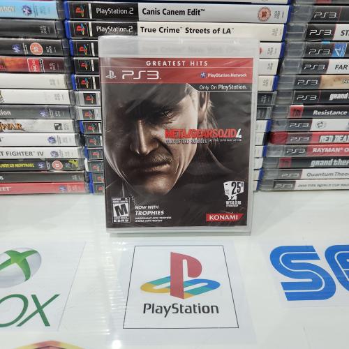 PS3 metal gear solid 4 جديد