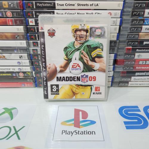 PS3 madden nfl 09 يوجد ملاحظة بسيطة بالعلبة
