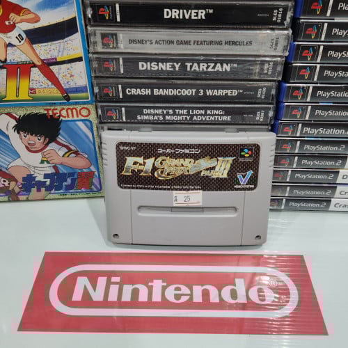 Snes f-1 grand prix part 3 تجاري نسخة قديمة