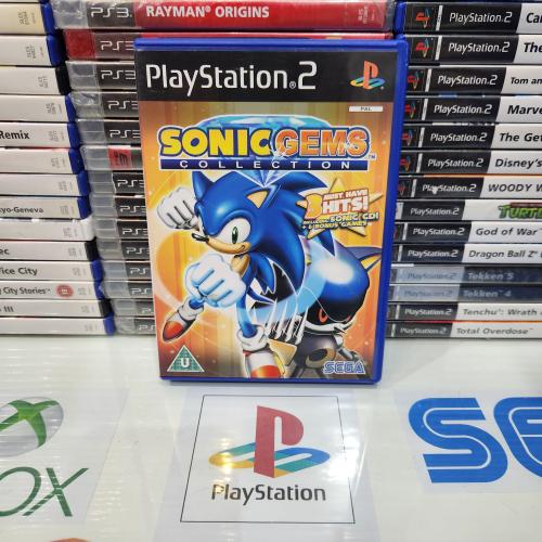 PS2 sonic gems collection يوجد اثار ماء بالغلاف