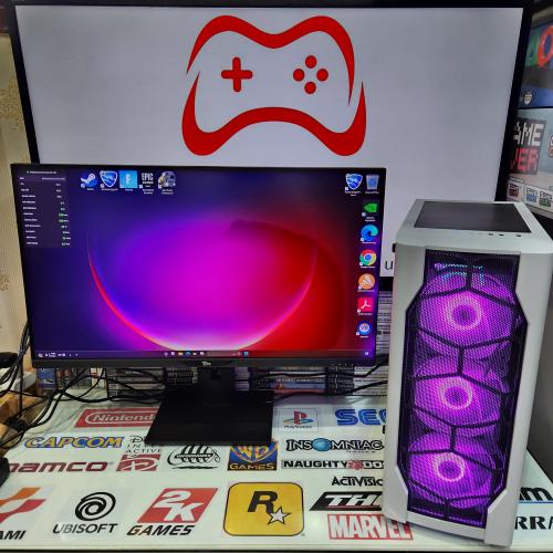 PC جهاز بي سي جيمنج + شاشة توستد مايندز4k