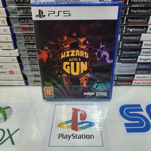 PS5 wizard with a gun