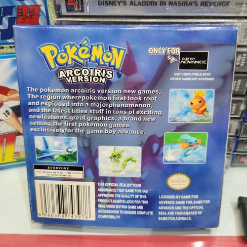 Gba pokemon arcoiris version تجاري