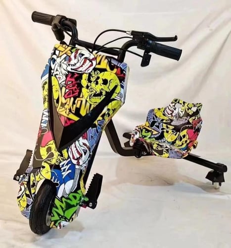 سكوتر درفت كهربائي - الوان متعددة ولادي