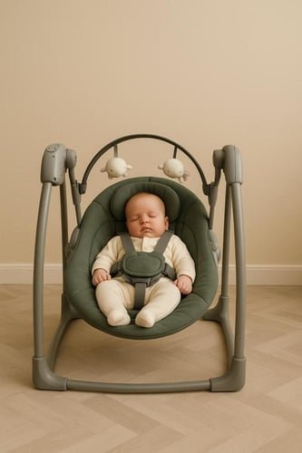 أرجوحة أطفال محمولة فاخرة متعددة الوظائف من Mastel...