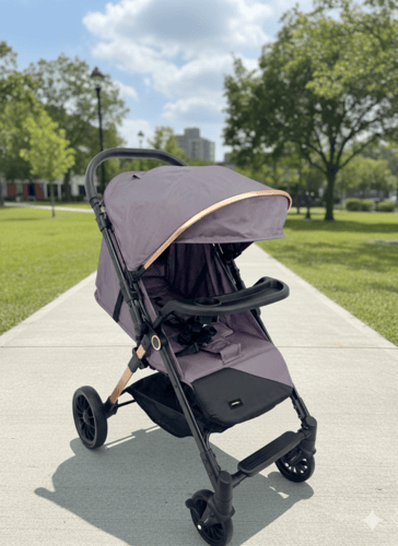 عربة أطفال بورباي اتجاهين وطاولة