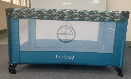 سرير أطفال ماركة(burbay)فاخر ومريح وجيد التهوية يس...