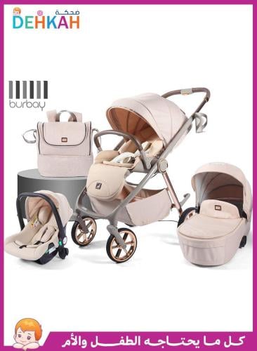 بيرباي نظام سفر شامل 5-في-1 للمولود الجديد – عربة...