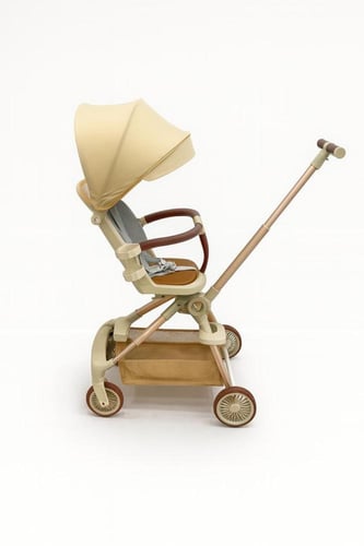 عربة أطفال فاخرة 3 في 1 - خفيفة الوزن، مقعد بوجهين...