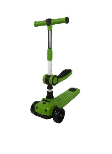 سكوتر أطفال 2 في 1 مع مقعد قابل للطي - سكوتر ثلاثي...