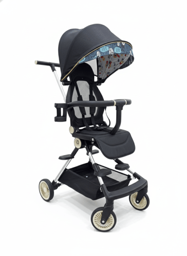 عربة أطفال فاخرة 3 في 1 - خفيفة الوزن، مقعد بوجهين...