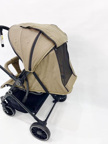 عربة أطفال ماركة (burbay) اتجاهين دراع قلاب استالس...