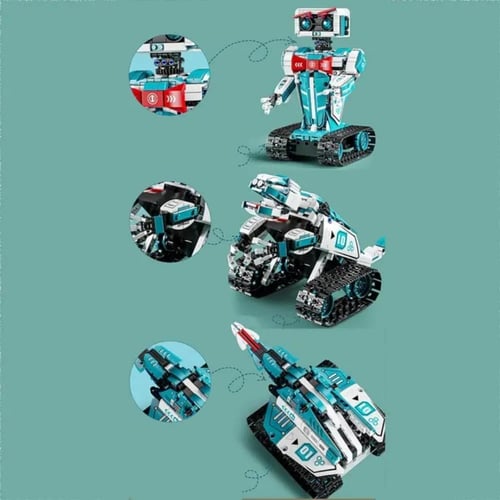 مكعبات تركيب روبوت 3 في 1 - تحكم عن بعد (698 قطعة)