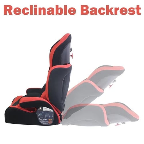 مقعد سيارة بيبي جو قابل للتعديل باللونين الأحمر وا...