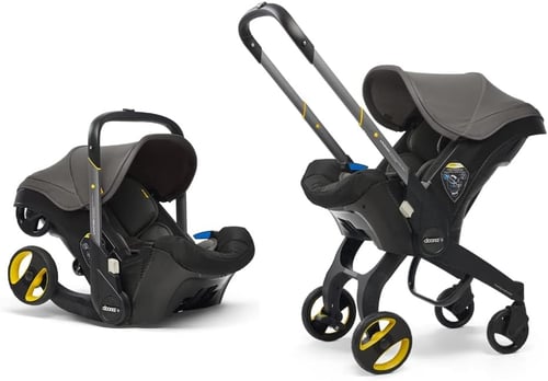 عربة أطفال قابلة للطي 4‑في‑1: عربة، كرسي سيارة، حا...