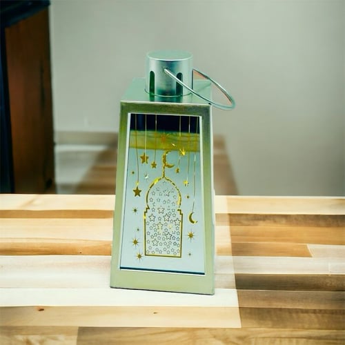 فانوس الضوء WM2129 مطبوع رمضان مبارك