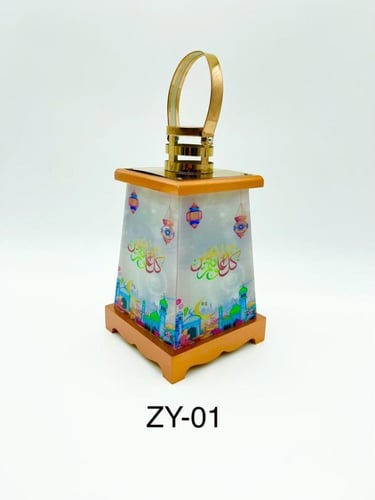فانوس تصميم فريد مع الضوء ZY-01 مطبوع كل عام وانتم...