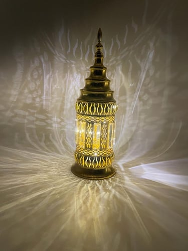 فانوس دهبي كريستال JL20610