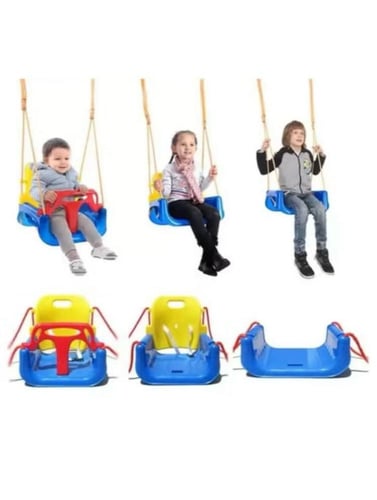 أرجوحة أطفالDehkah 3 في 1 بحزام أمان – مقعد هزاز ل...