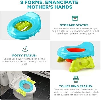 مرحاض للتدريب على النونية من 2 في 1 مقعد مرحاض للأ...