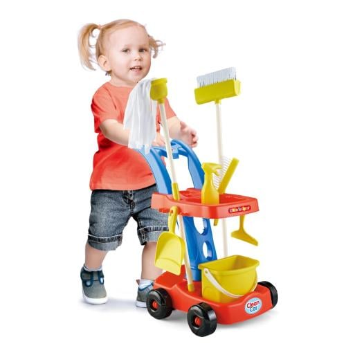 عربة أدوات تنظيف لعبة للأطفال - "ليتل هلبر"