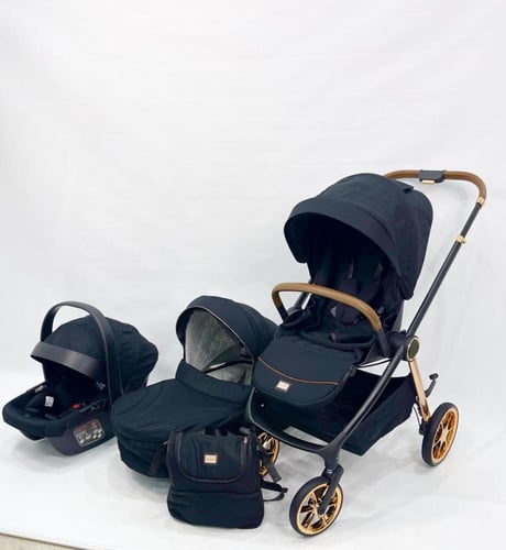 بيرباي نظام سفر شامل 5-في-1 للمولود الجديد – عربة...