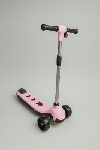 سكوتر كهربائي للأطفال بثلاث عجلات – شاحن، إضاءة LE...