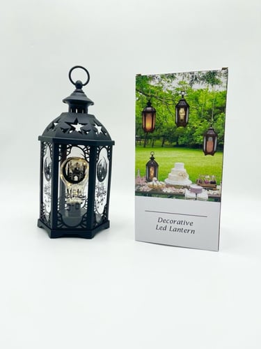 فانوس مأذنة ضوء DP-01 مطبوع رمضان مبارك