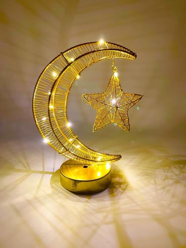 الهلال والنجمه الدهبي مع الضوء ZY03