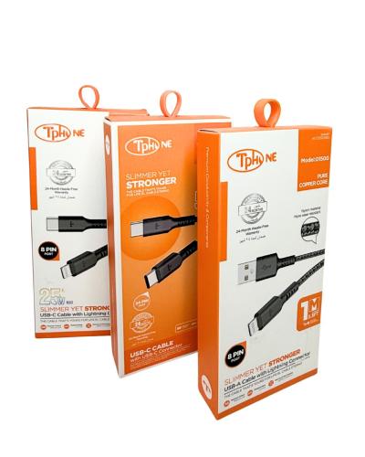كابل بيانات و شحن سريع متعددة الانواع من TPHNE
