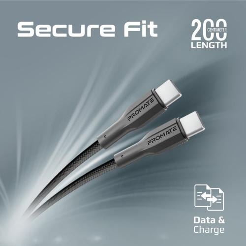 كيبل USB-C إلى USB-C بقوة 60 واط بطول 2 م XCord-CC...