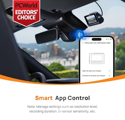 داش كام شاومي A810S 70mai الإصدار الأحدث دقة 4K