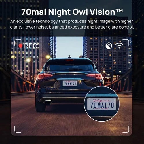 بكج 70mai داش كام X800 4K كاميرا امامية وخلفية