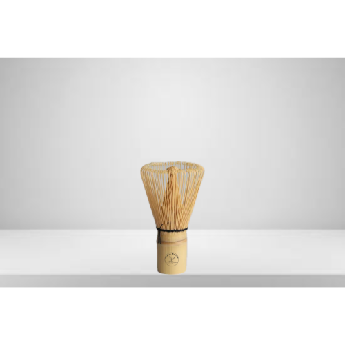 مخفقة ماتشا مع خدمة النحت - Bamboo whisk with engr...