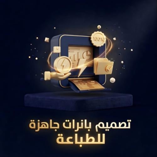 تصميم بانر قابل للطباعة