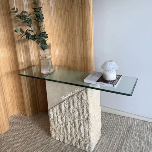 كونسول حجر طبيعي