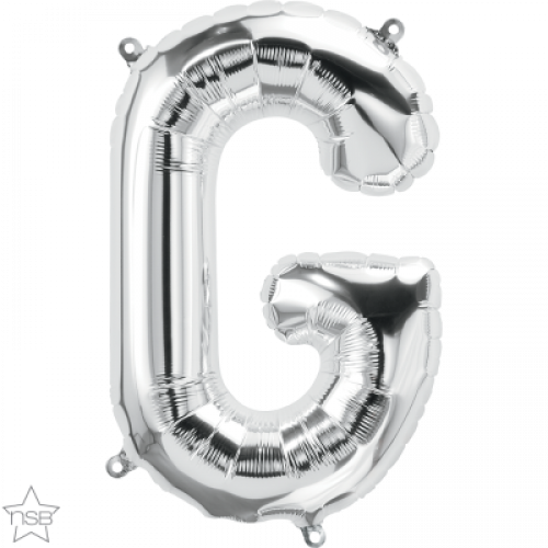 FOIL SMALL LETTER SILVER (عدد 5 قطع) G