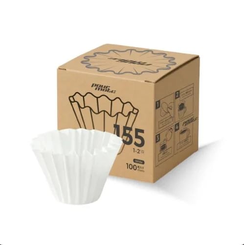 Wave Shape Coffee Paper Filter 155 (100 Sheets) -...