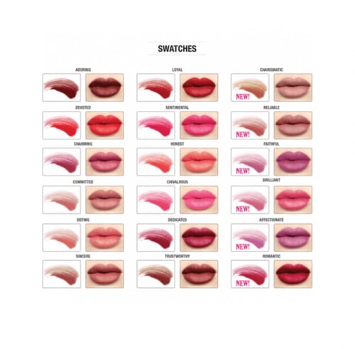 مجموعة 6 ميني احمر شفاه روج سائل ميت مات هيوز من ذ...