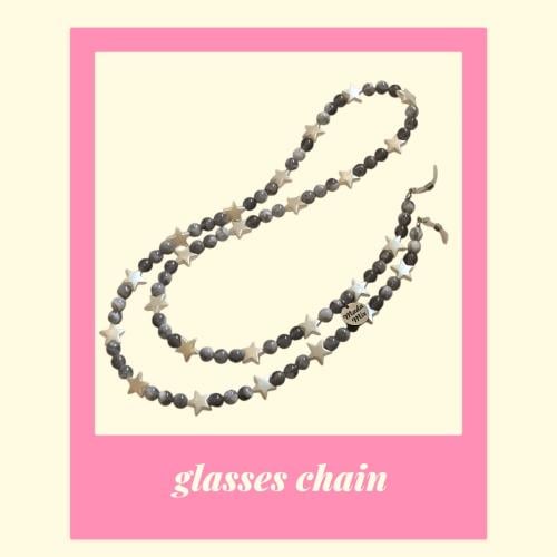 تعليقة نظارة رمادي