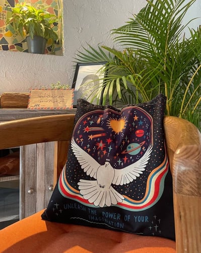 tote bag - قوة خيالك