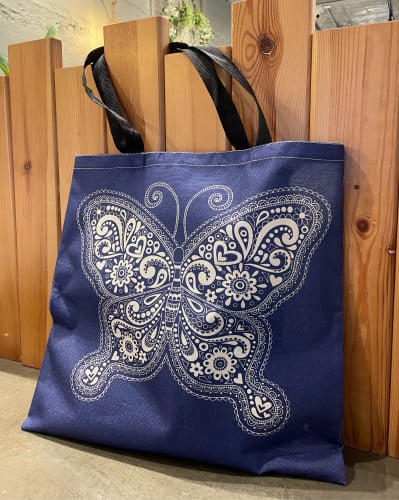 tote bag - فراشة