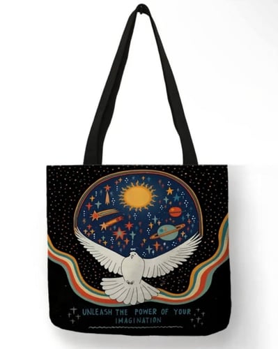 tote bag - قوة خيالك