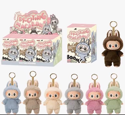 مجموعة 6 قطع أو 1 صندوق دمية لابوبو - labubu